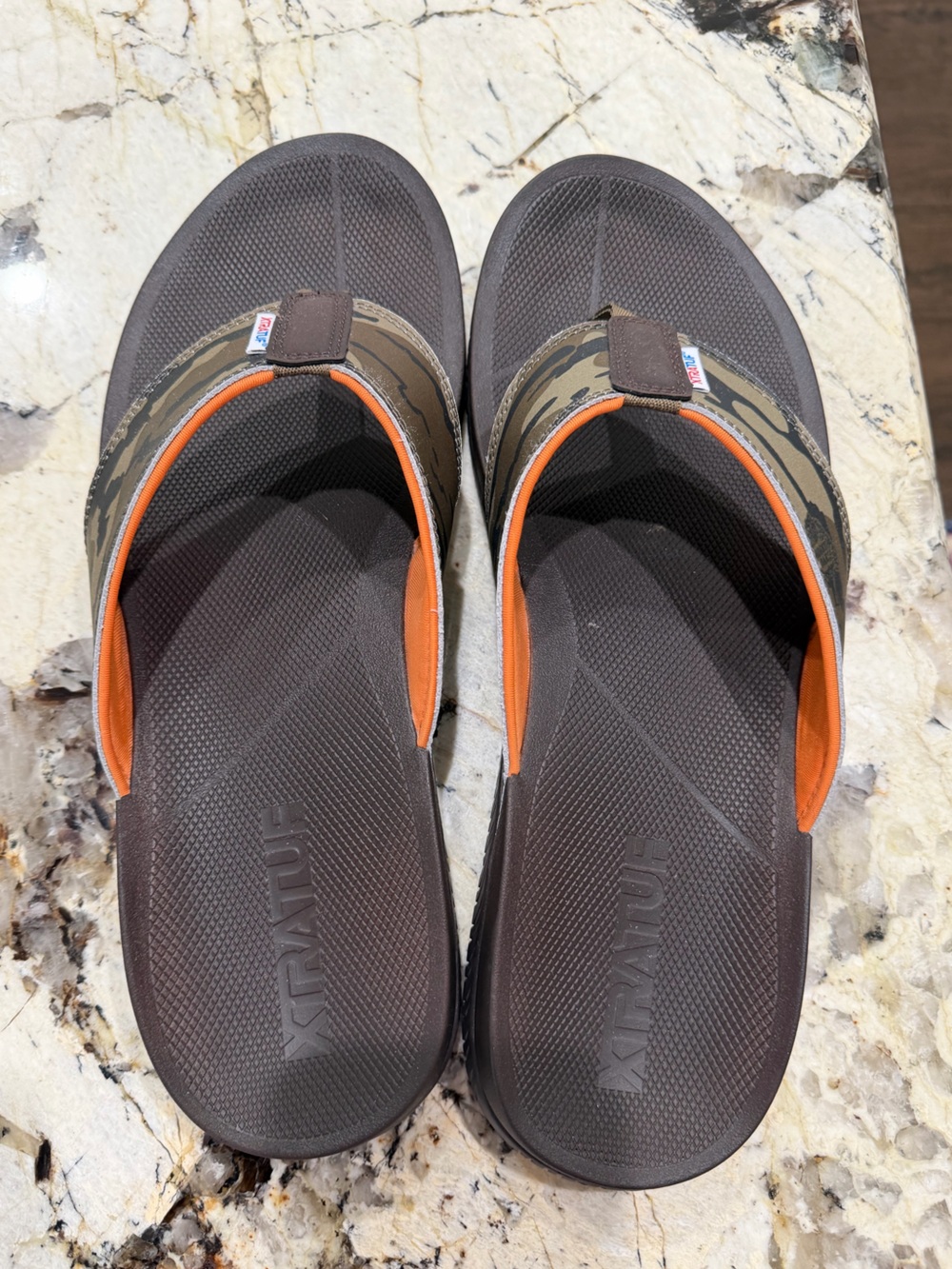 Xtratuf Mossy Oak Flip Flops size 13